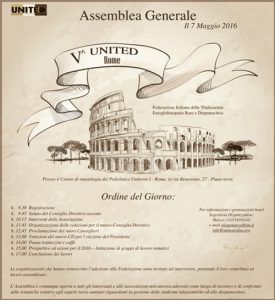 Assemblea Generale United - Roma, 7 maggio 2016