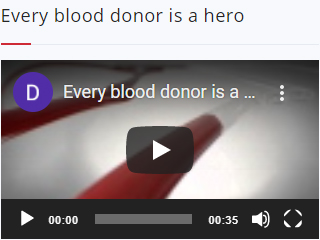 Every blood donor is a hero