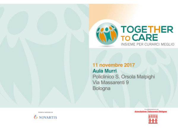 Together to Care - Bologna, 11 novembre 2017 - Locandina